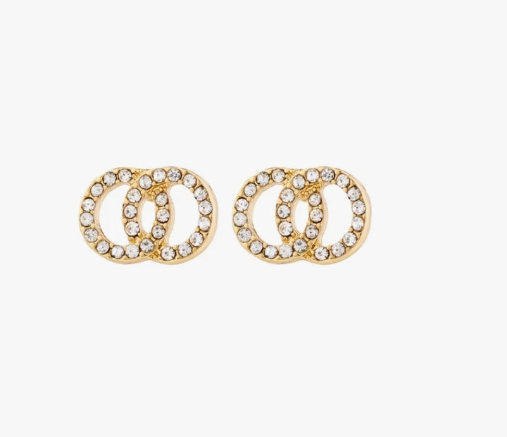 JOLINA RECYCLED EARRINGS GOLD PLATED