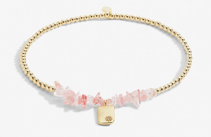 PINK CRYSTAL ANKLET