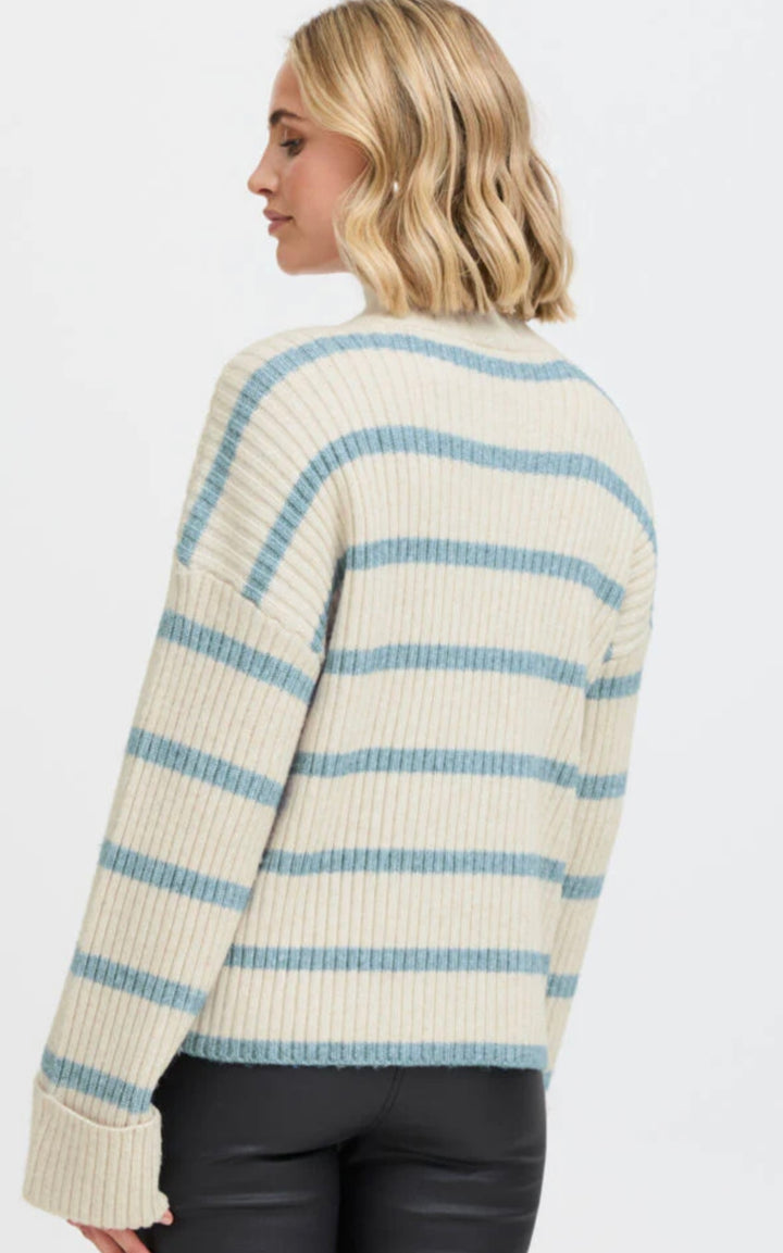 ELLY PULLOVER LIMESTONE MELANGE MIX