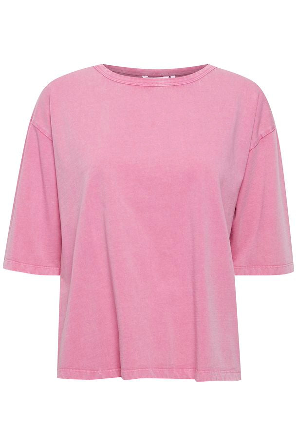 SUPER PINK ROLLO SHORT SLEEVED T-SHIRT