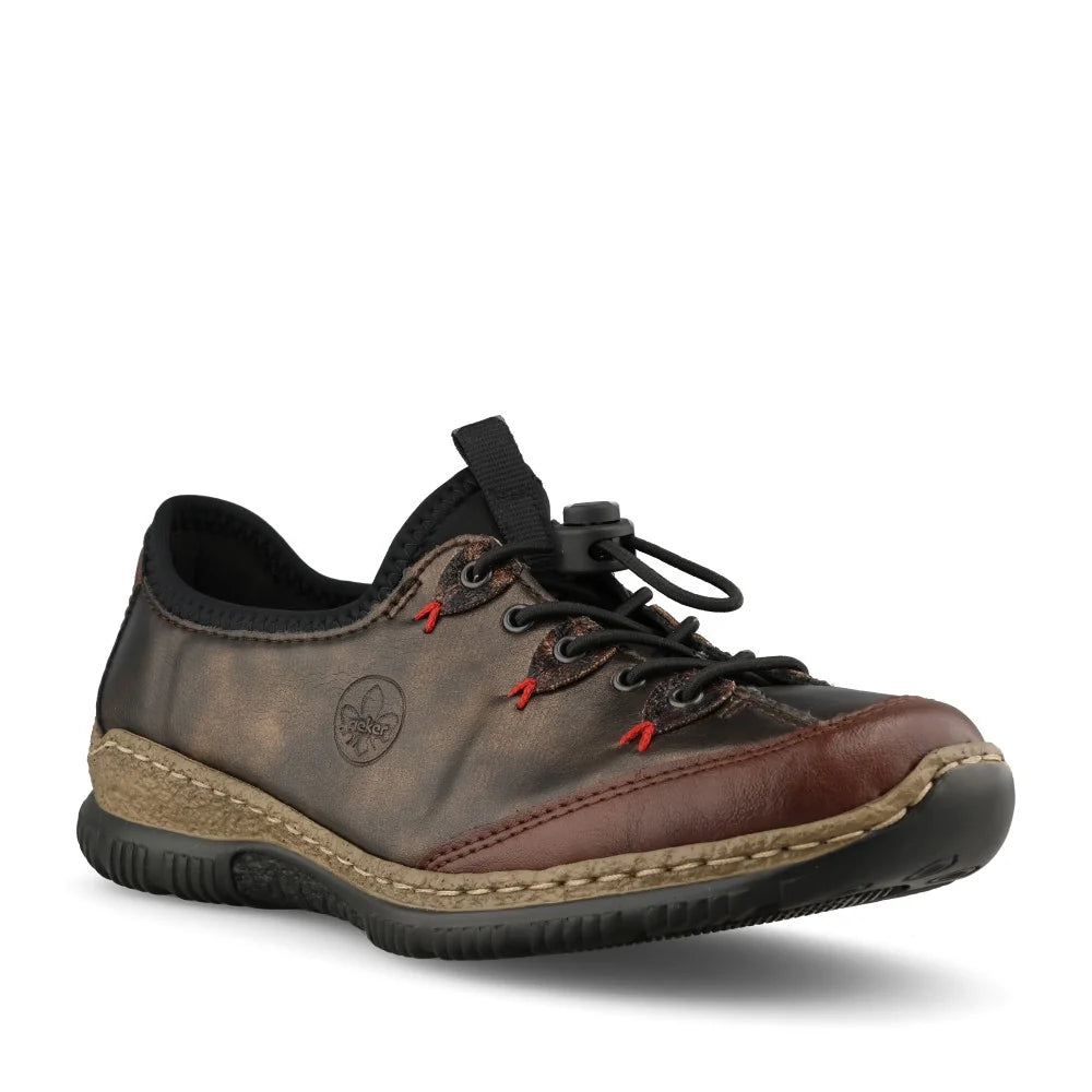 Rieker Women's Brown Slip-On Shoes N3271-25