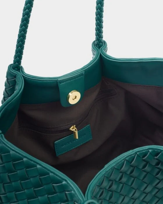 NOVA SMALL SHOULDER TOTE PALM GREEN