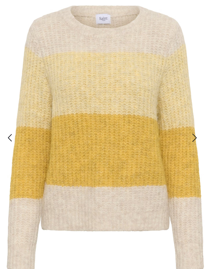 MANDY SZ PULLOVER MISTED YELLOW MELANGE