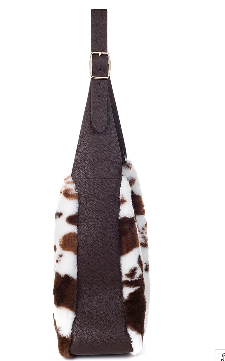 COW PRINT HANDBAG