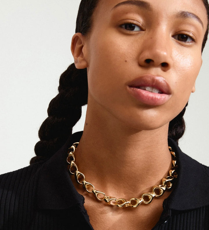 DUNE NECKLACE GOLD PLATED