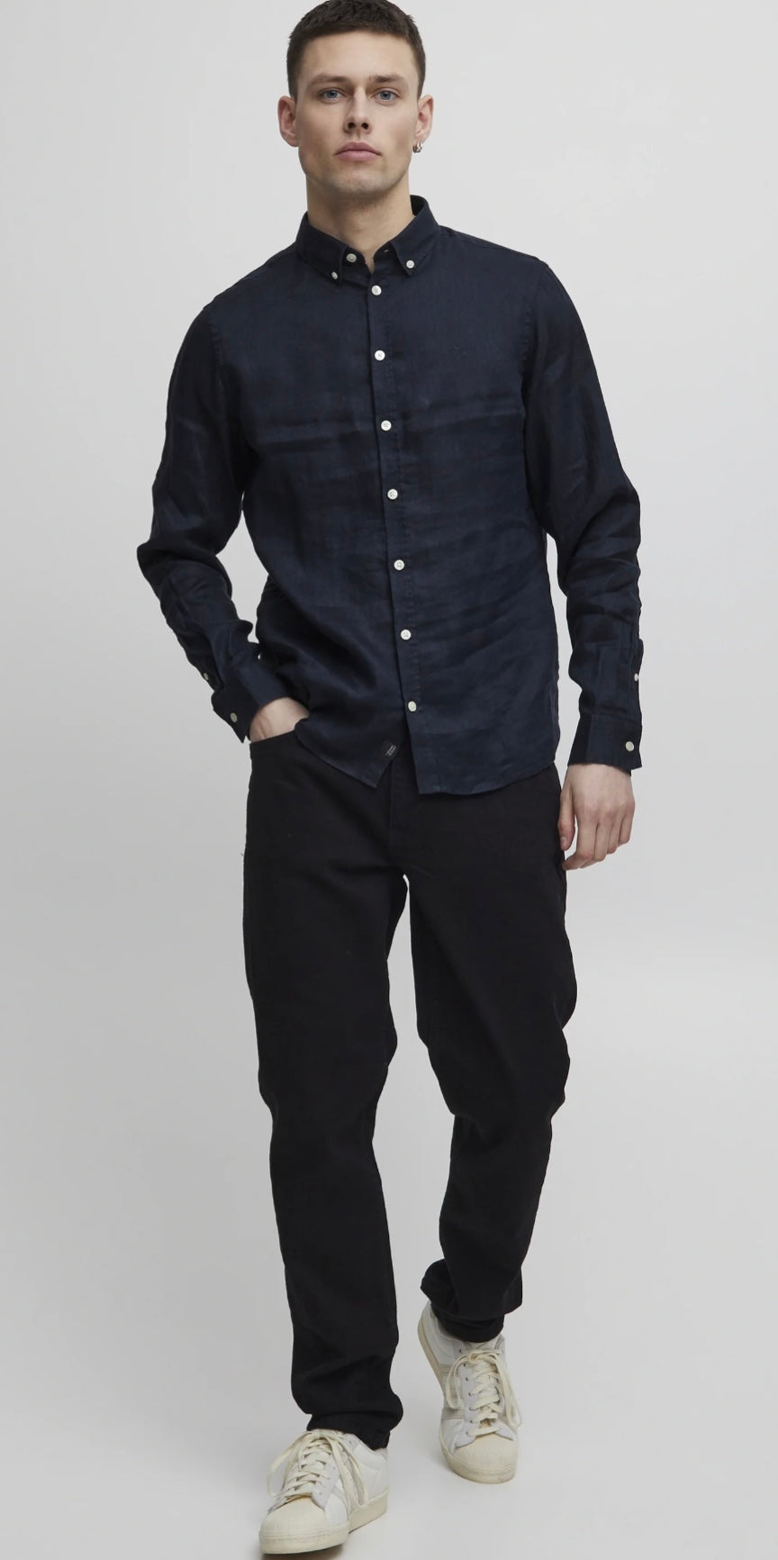 CF ANTON LS BD 0159 BRUSHED SHIRT