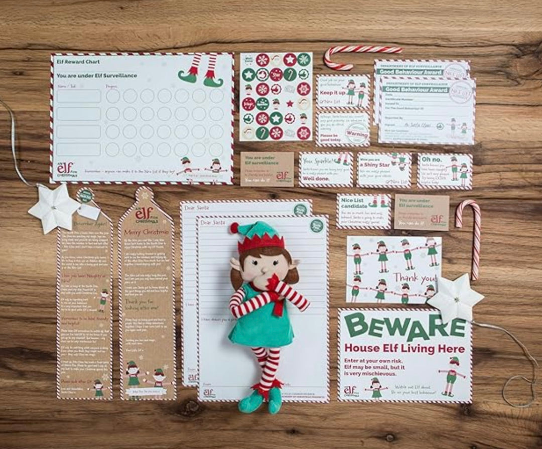 CHRISTMAS GIRL ELF TOY & MAGICAL REWARD KIT