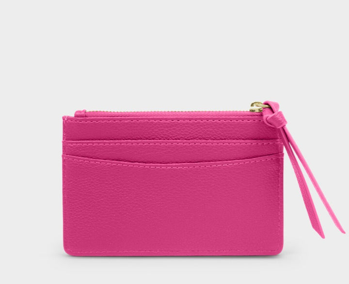 HALLIE COIN & CARD HOLDER | FUCHSIA