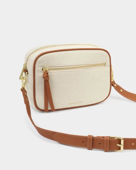 HALLIE CANVAS CROSSBODY BAG LARGE