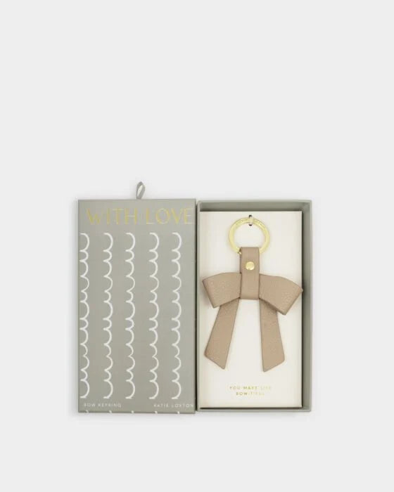 BOXED BOW KEYRING YOU MAKE MY LIFE BOW-TIFUL