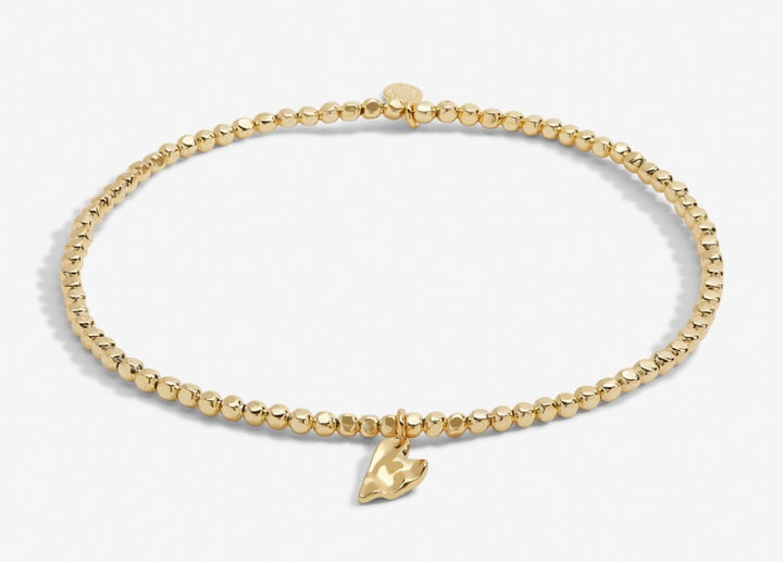 HAMMERED HEART ANKLET