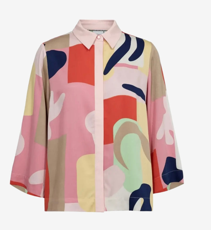 ULRIKA SS SHIRT FLAMINGO PINK