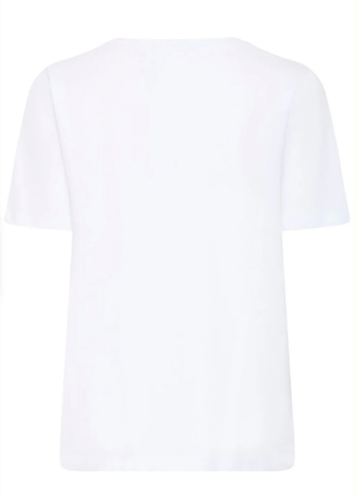 OPTICAL WHITE SELENE T-SHIRT