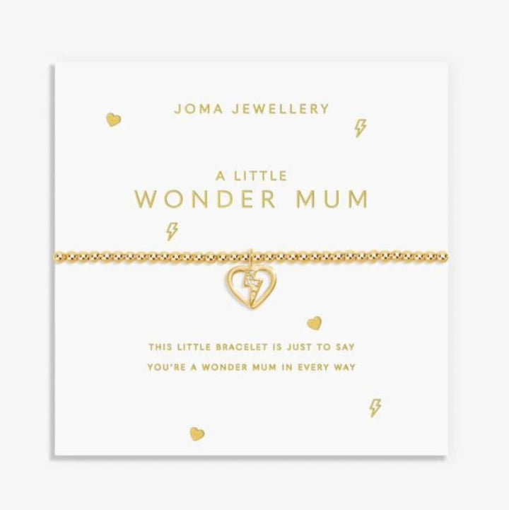 A LITTLE WONDER MUM GOLD BRACELET