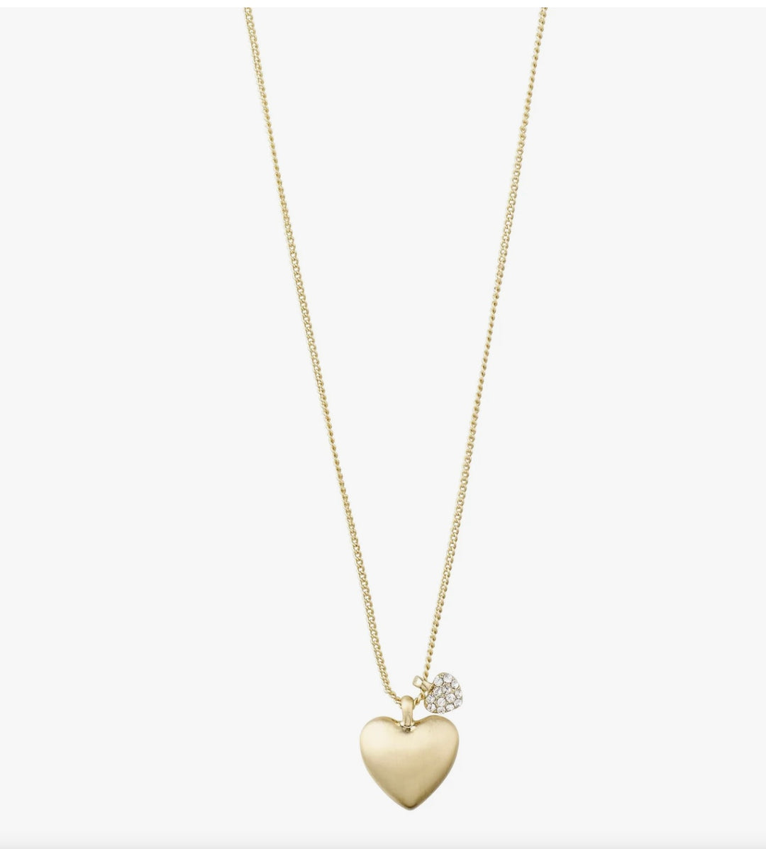 SOPHIA HEART PENDANT NECKLACE GOLD PLATED