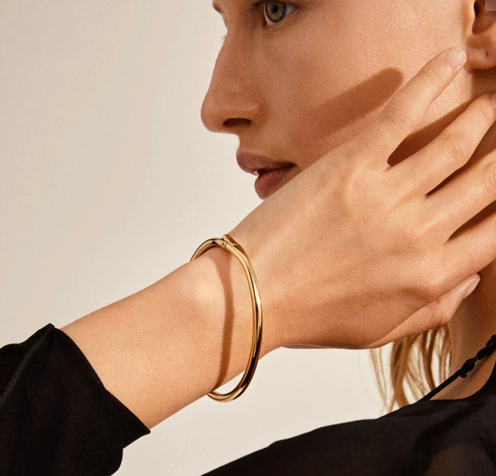 SOPHIA BANGLE BRACELET GOLD PLATED