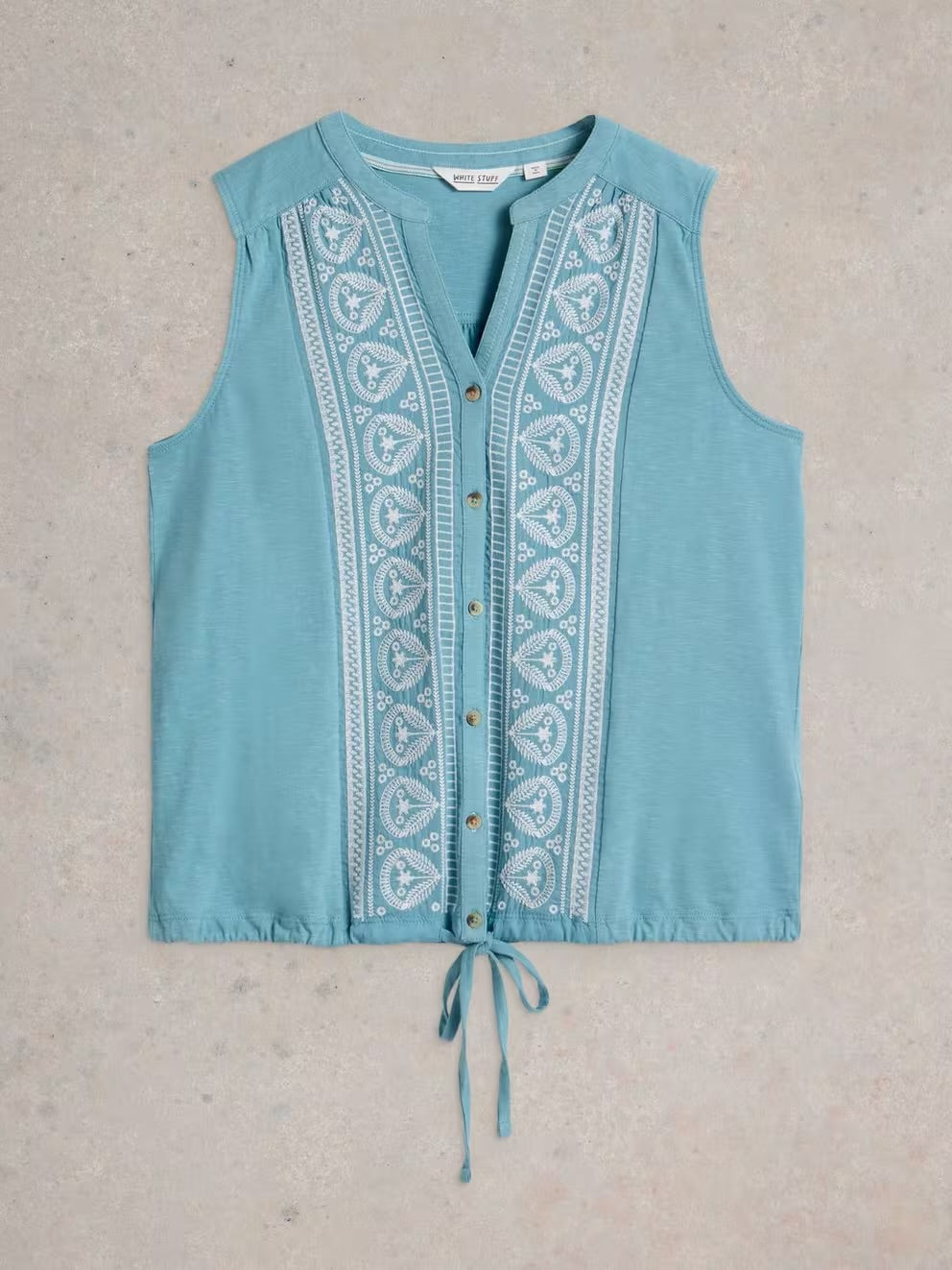 TULIP SLEEVELESS SHIRT