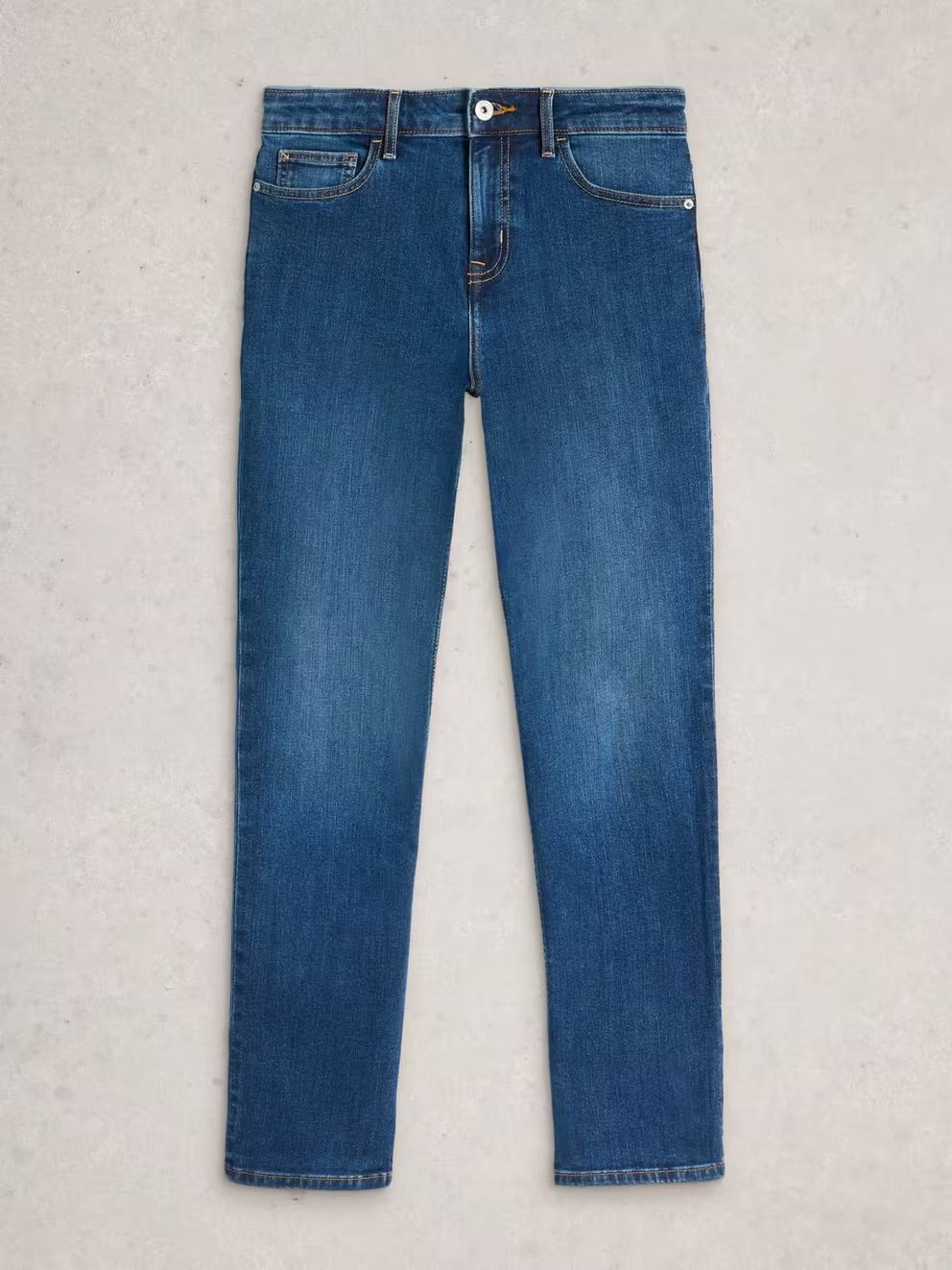 TAYLOR STRAIGHT JEAN MID DENIM