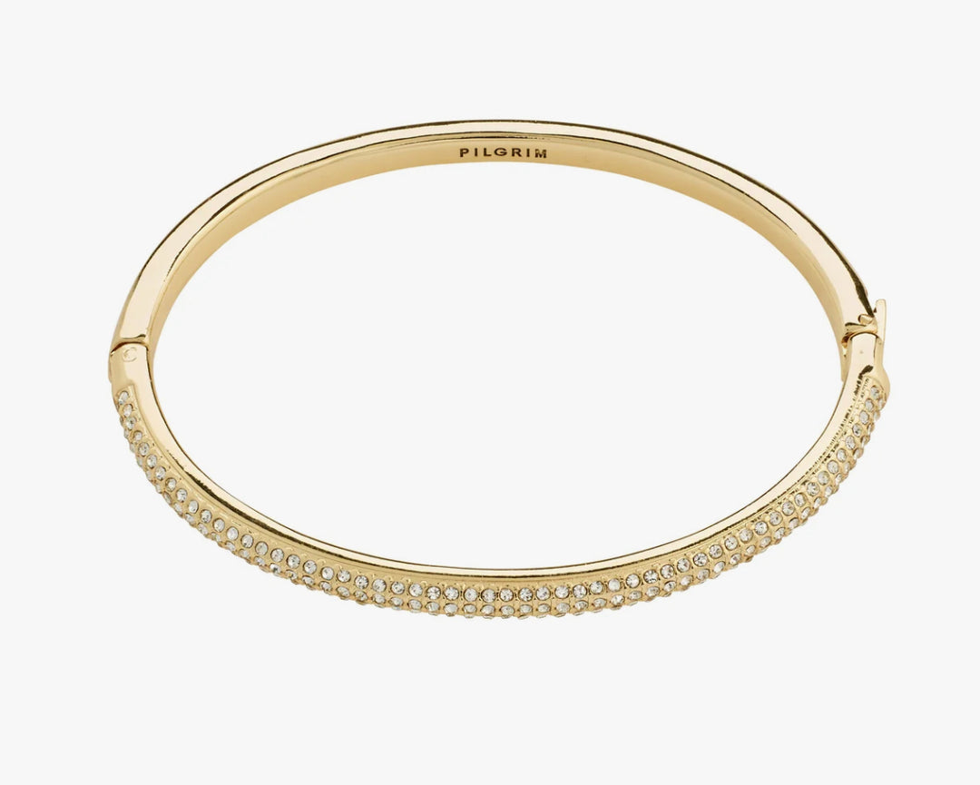 FOCUS BANGLE GOLD-PLATED
