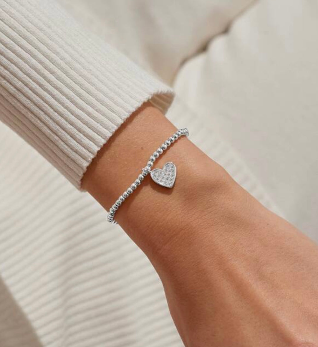 A LITTLE MERRY CHRISTMAS LOVELY DAUGHTER SILVER PLATED BRACELET