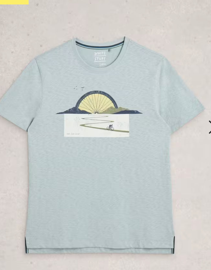 ABERSOCH GRAPHIC BIKE SUN BLUE PRINT