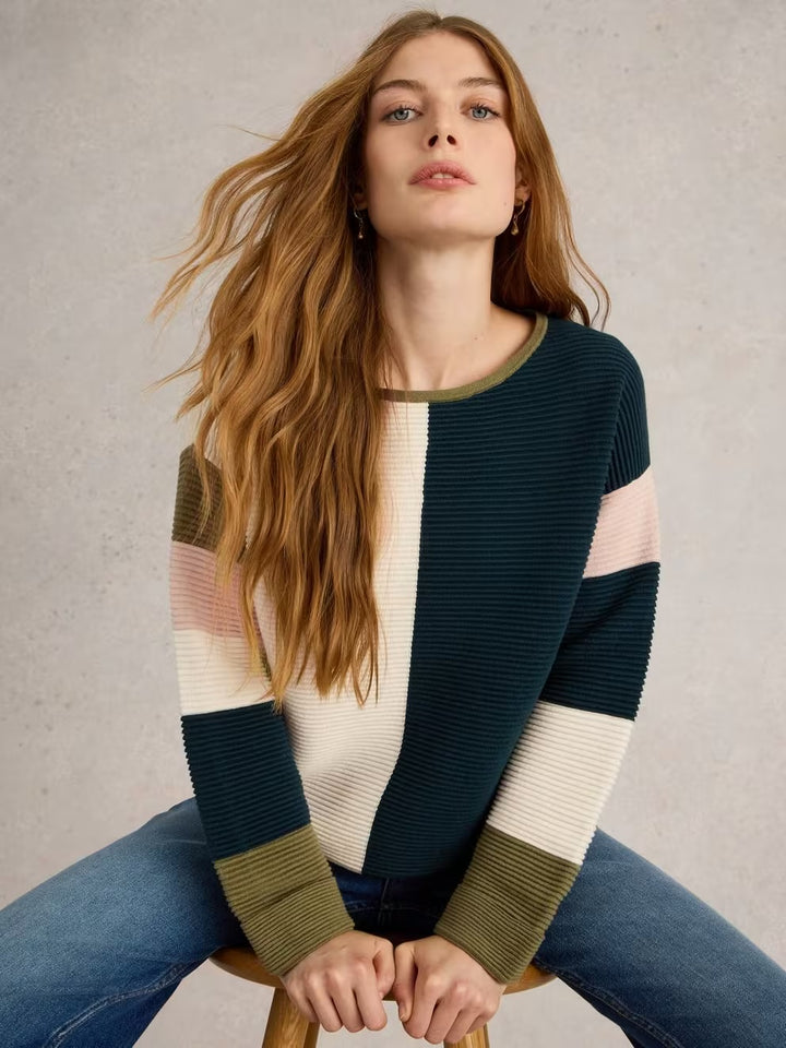 JANA COLOURBLOCK JUMPER