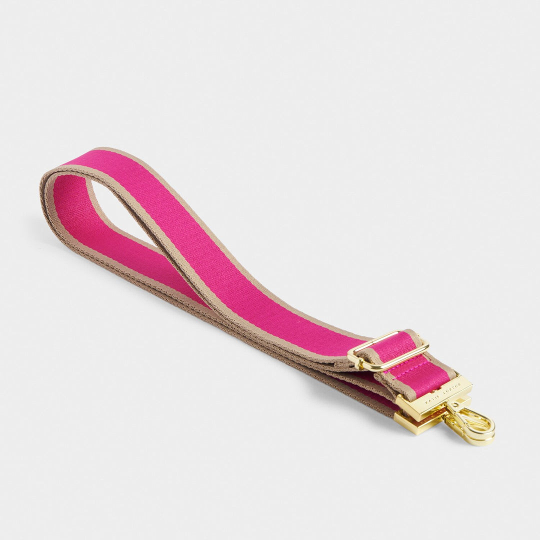 CANVAS STRAP MAGENTA STRIPE 135CM