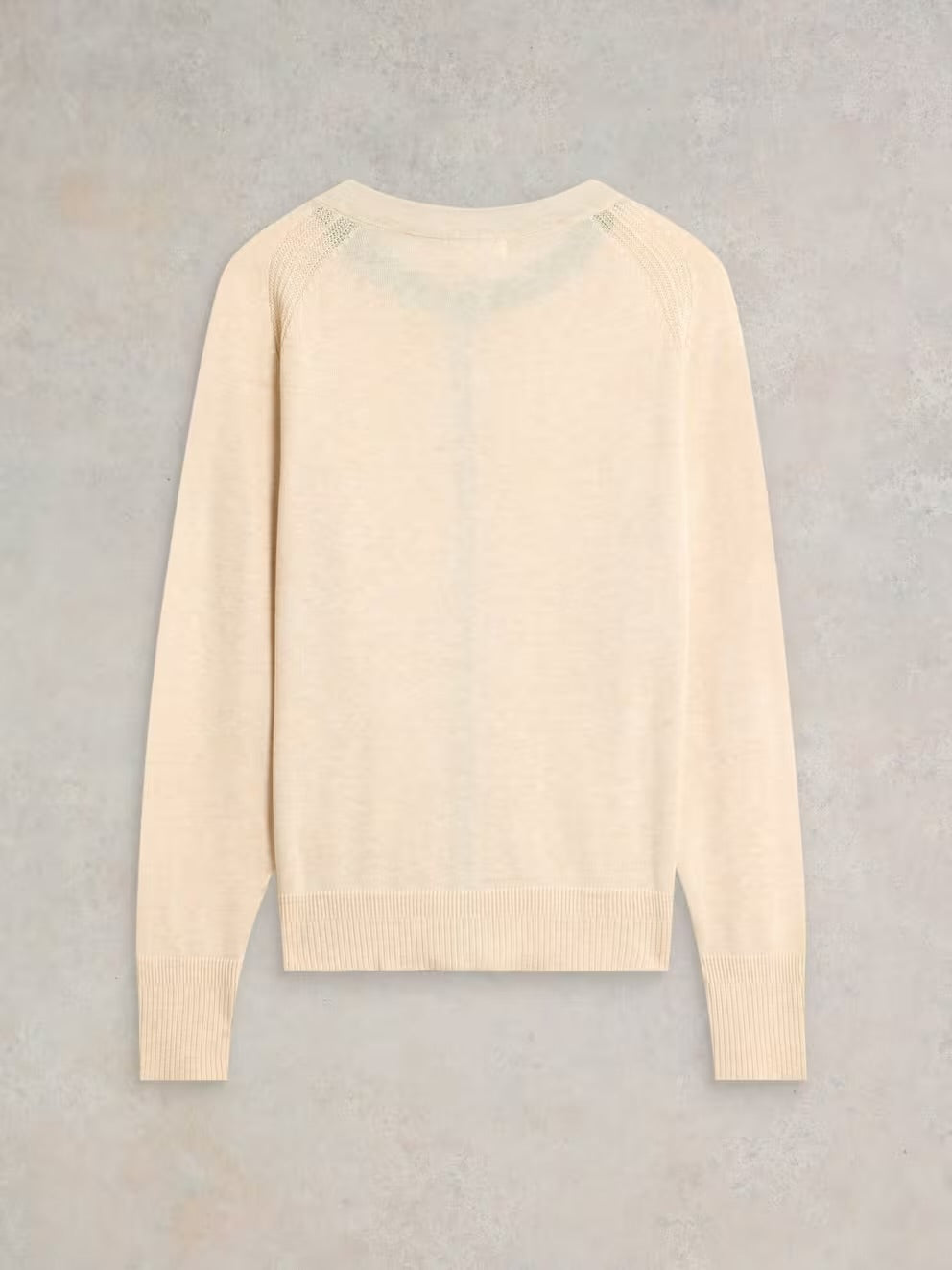LULU CARDI NATURAL WHITE