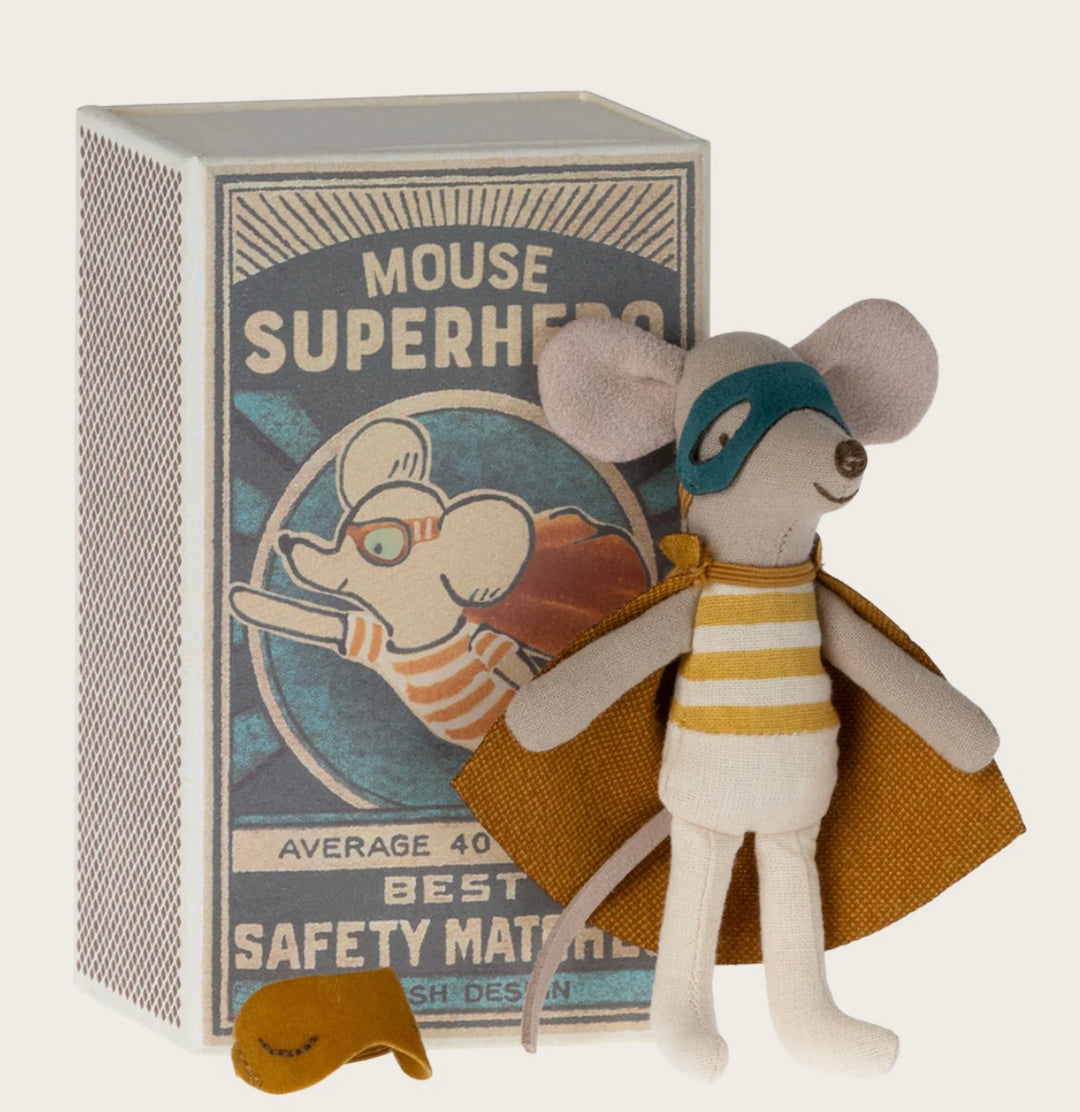 SUPER  HERO MOUSE, LITTLE BROTHER IN MATCHBOX