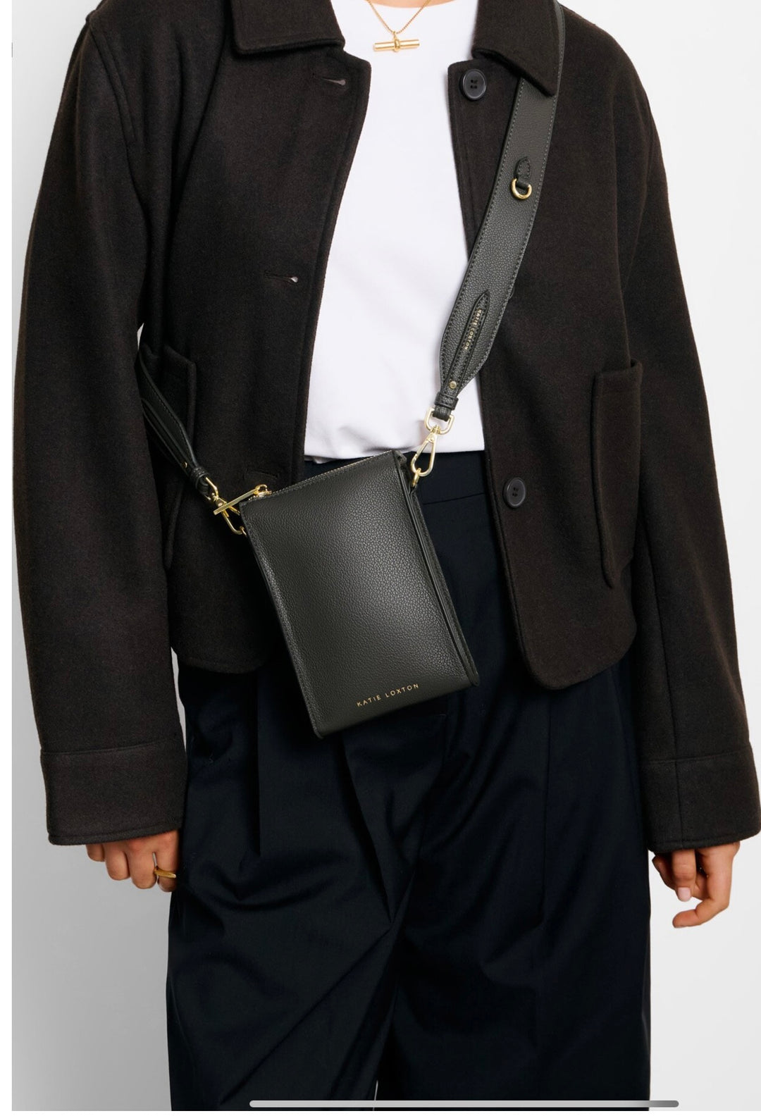 AVERY SLIM CROSSBODY BAG | GRAPHITE