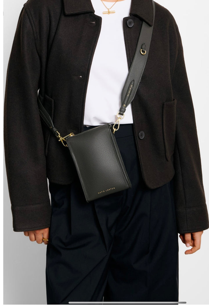 AVERY SLIM CROSSBODY BAG | GRAPHITE