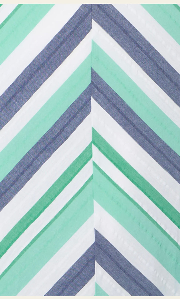 DESMOA DRESS POOL BLUE MIX