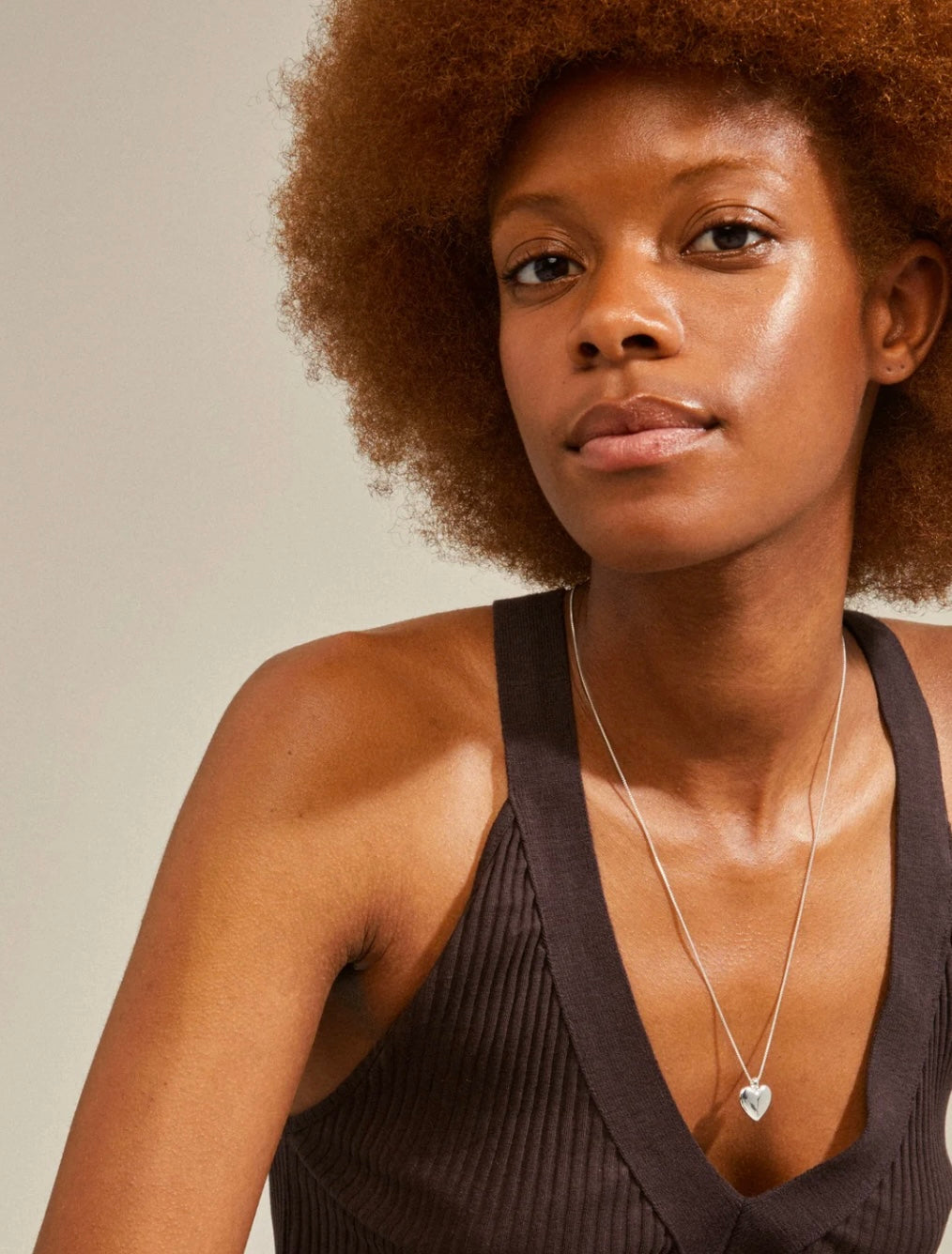 SOPHIA HEART NECKLACE SILVER PLATED