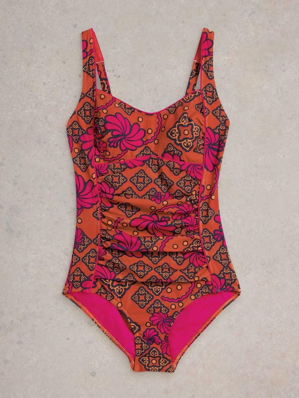 SPLASH CONTROL SWIMSUIT ORANGE MLT