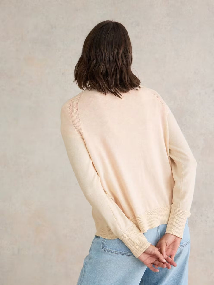 LULU CARDI NATURAL WHITE
