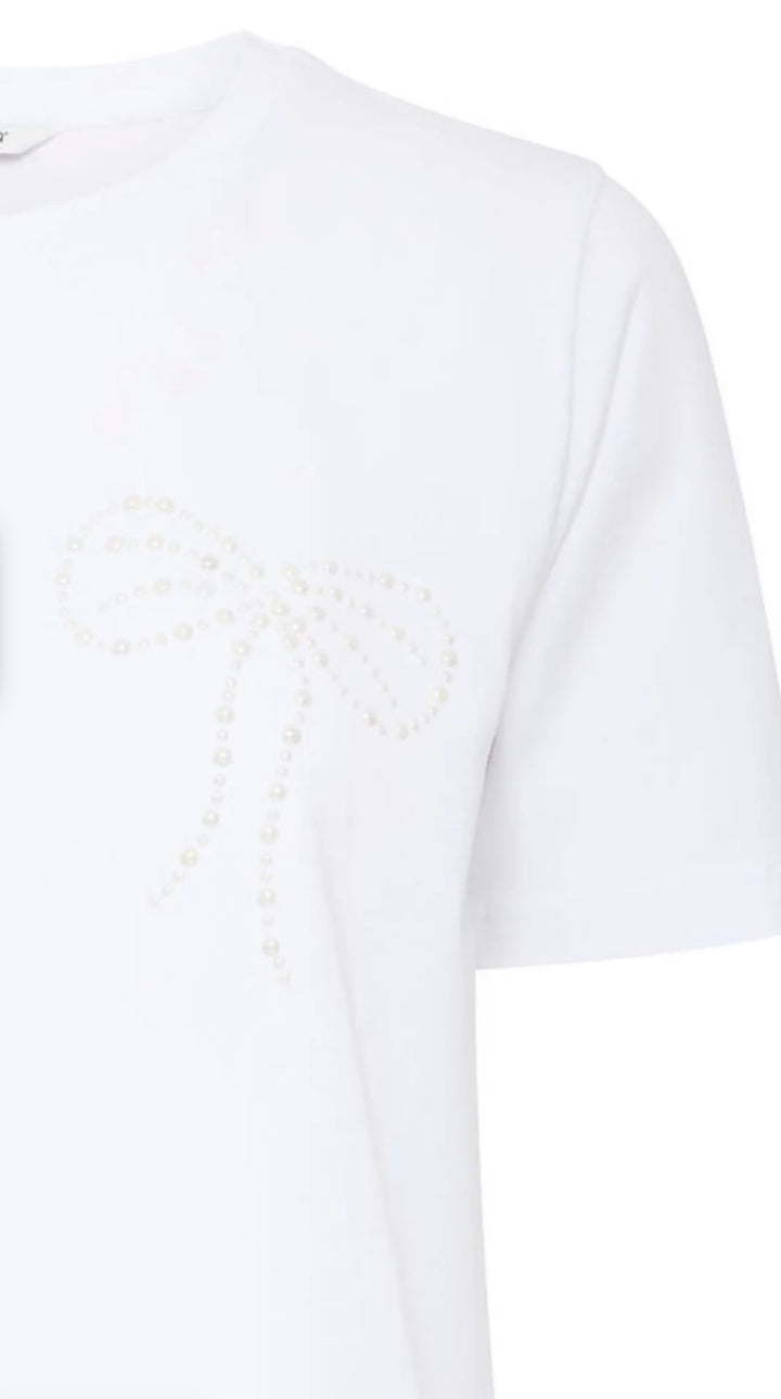 OPTICAL WHITE SELENE T-SHIRT