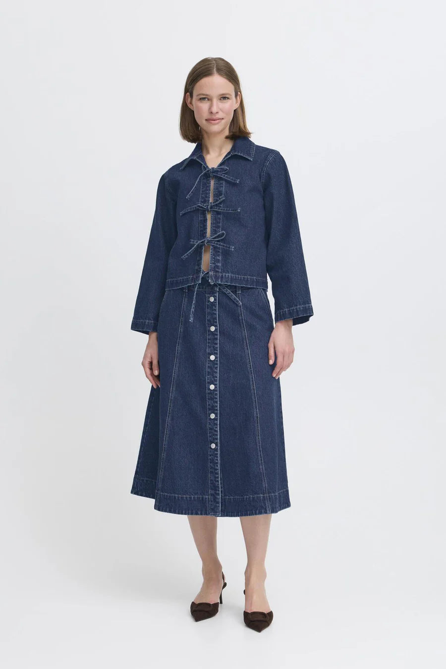 LUKAN SHIRT DARK BLUE DENIM