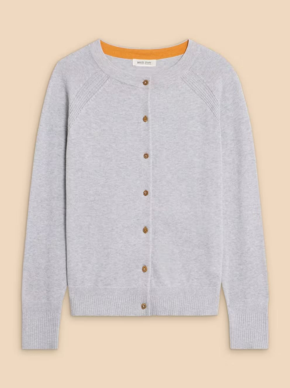 LULU CARDI GREY MARL