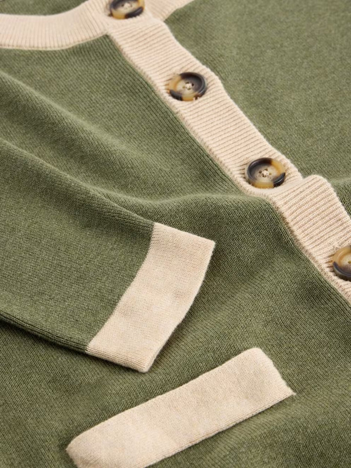 CHARLOTTE CARDI KHAKI GREEN