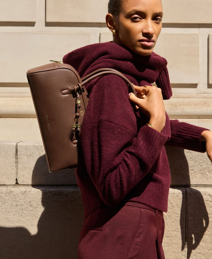 HADLEY BOWLING BAG | DARK CHOCOLATE