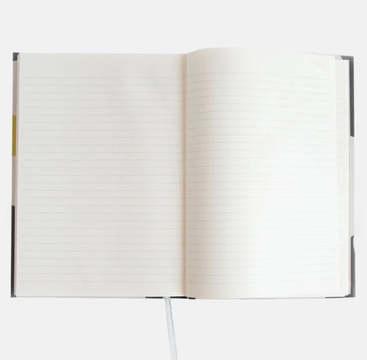 MULTI FLOWER CHARCOAL SLIM CASEBOUND NOTEBOOK