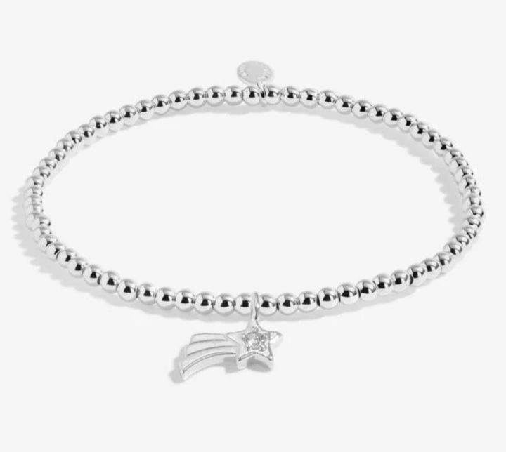 LOVE FROM SANTA MAKE A WISH SILVER PLATED BRACELET