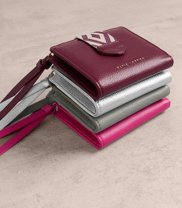 HALLIE COIN & CARD HOLDER | GRAPHITE GREEN