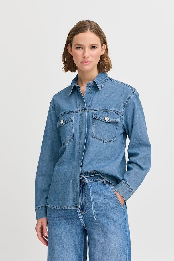 KAPUCA SHIRT MID BLUE DENIM