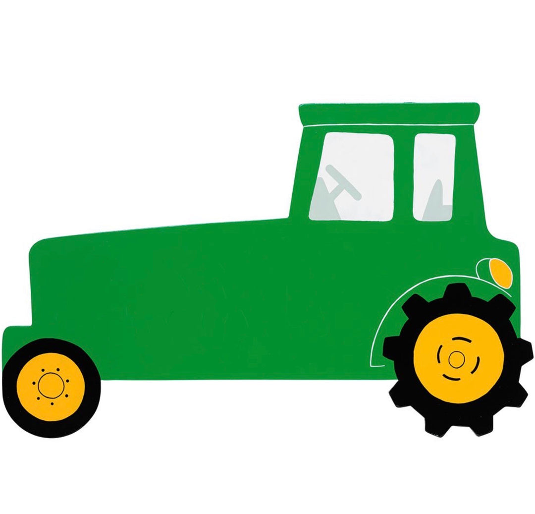 Lanka Kade green tractor plaque