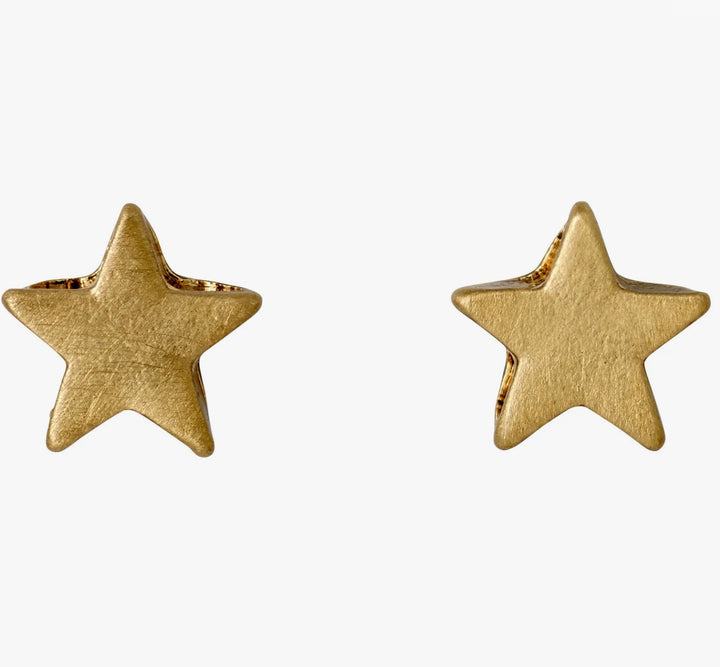 AVA STAR EARRINGS GOLD PLATED