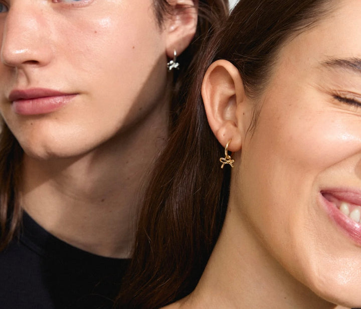 LYSANDRA HOOP EARRINGS SILVER PLATED