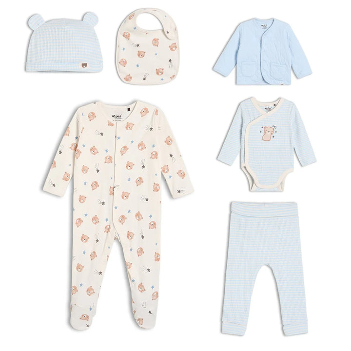 BABY BOYS 6PK ESSENTIALS GIFT SET