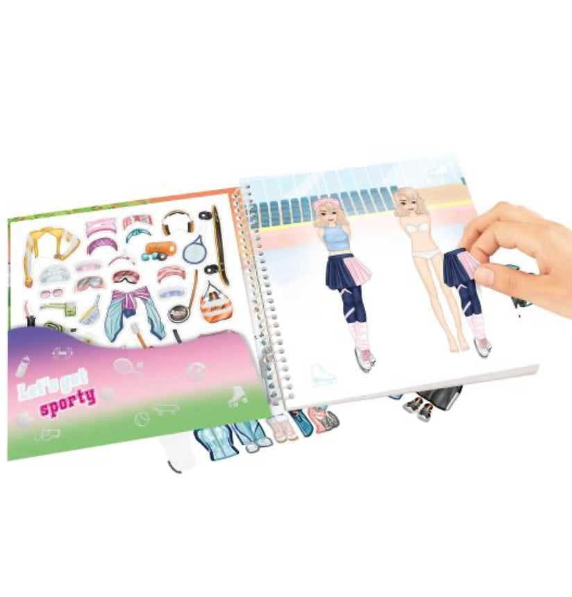 DRESS ME UP STICKERBOOK SPORTS