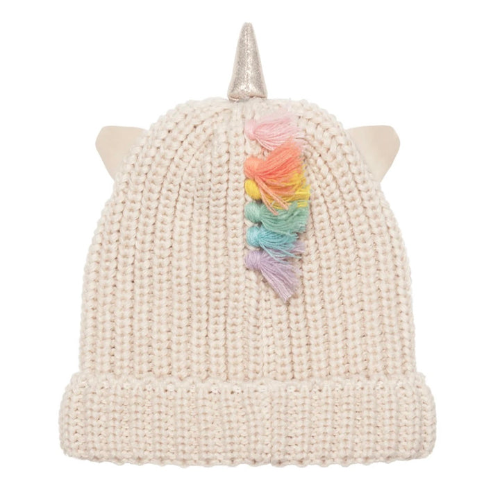 RAINBOW UNICORN KNITTED HAT